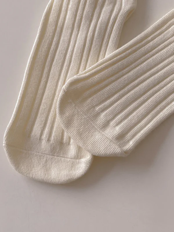 Pleated Wood Ear Lace Socks - Image 16