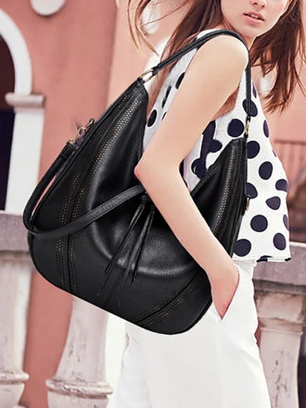 Pockets  2 Pcs Zipper Handbags - Image 4