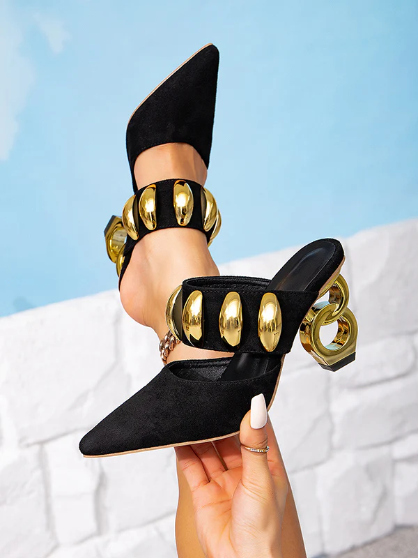 Pointed-Toe Rivet Split-Joint Pumps - Image 2