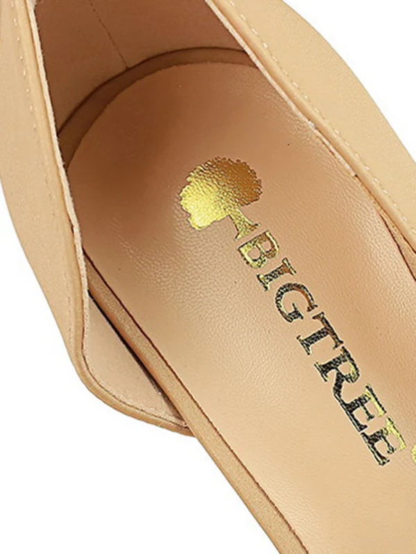 Pointed-Toe Shallow Cut Pumps Scarpin Salto - Image 15