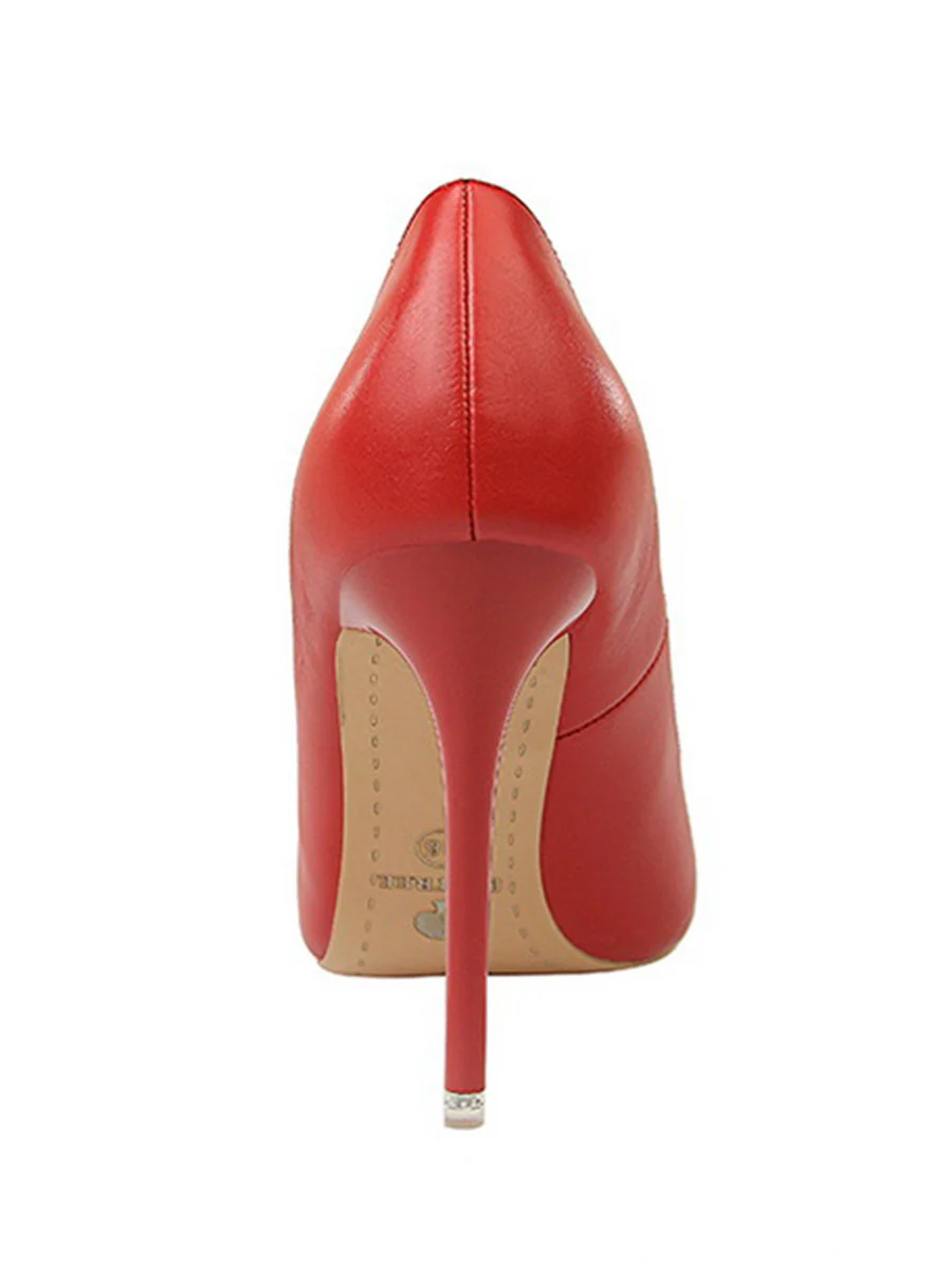 Pointed-Toe Solid Color Pumps - Image 17