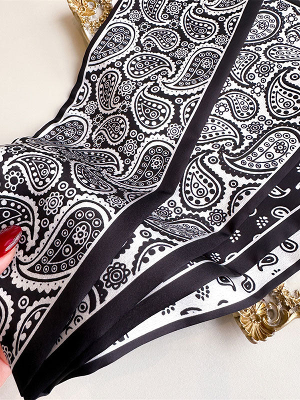 Polka Dot Printed Scarf - Image 3