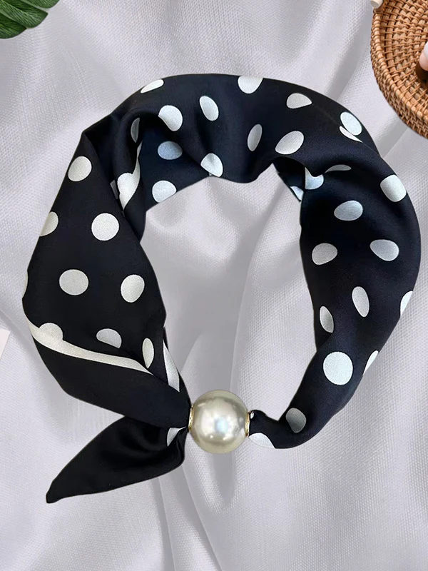 Polka-Dot Split-Joint Scarf - Image 2