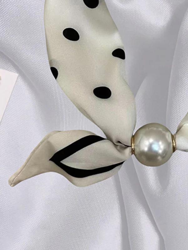 Polka-Dot Split-Joint Scarf - Image 3
