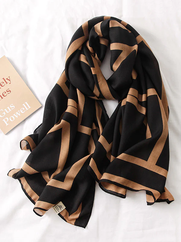 Printed Stylish Sun-Proof Silk Scarf - Image 2