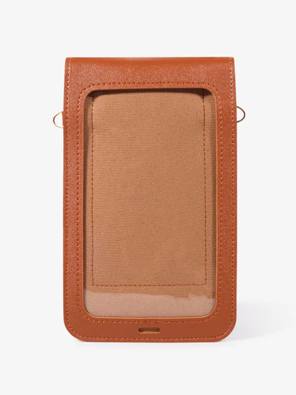 PU Simple Solid Color Sling Bag Shoulder Bag - Image 14