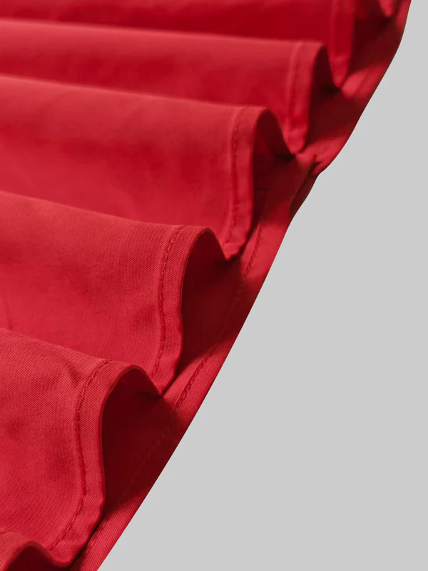 Puff Sleeves Bowknot Solid Color Stand Collar Blouses&Shirts Tops - Image 7