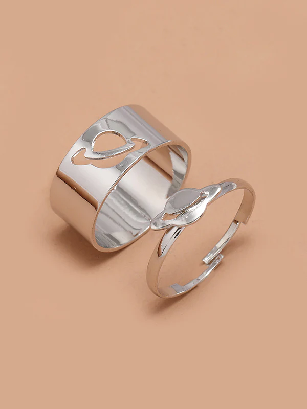 Punk Planet Shape Rings Accessories - Image 4