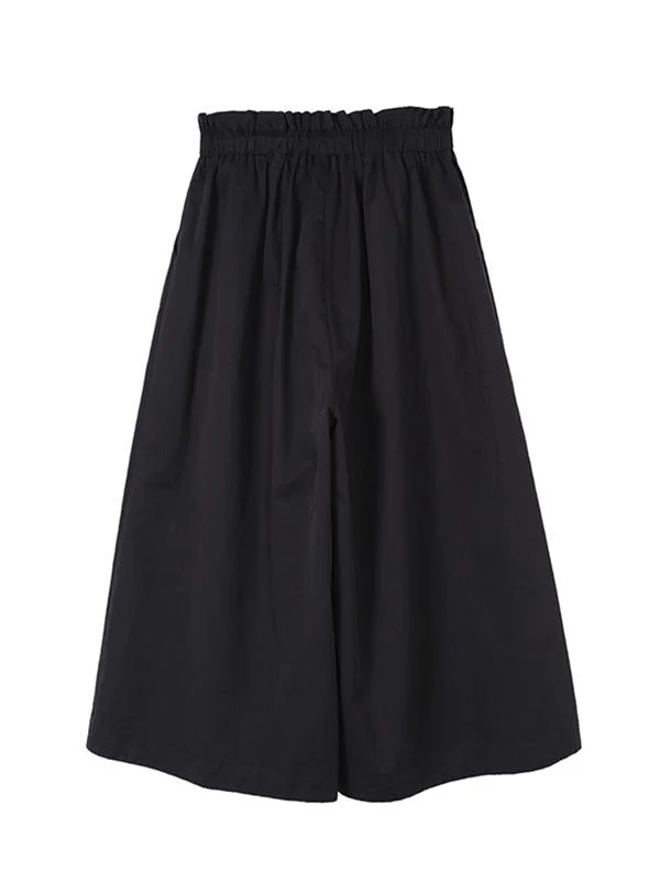Retro Bandage Wide Leg Casual Pants - Image 10