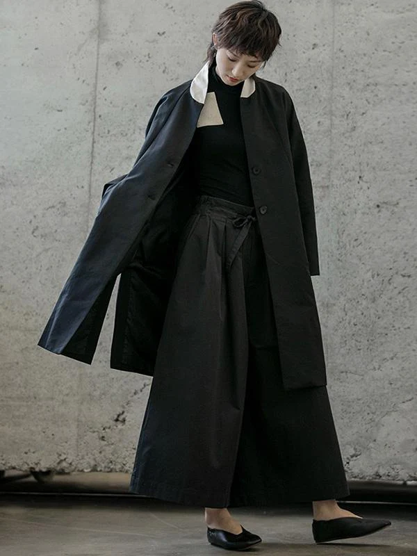 Retro Bandage Wide Leg Casual Pants - Image 6