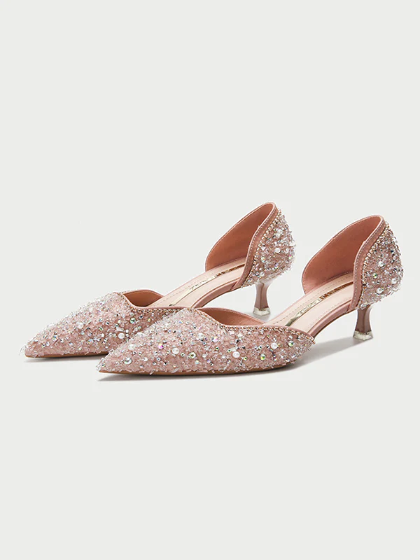 Rhinestone Shiny Pumps - Image 8