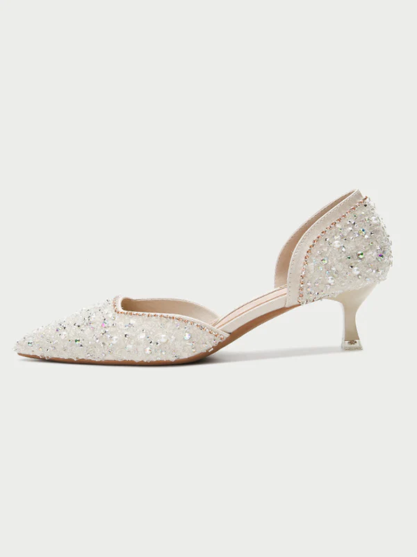 Rhinestone Shiny Pumps - Image 9