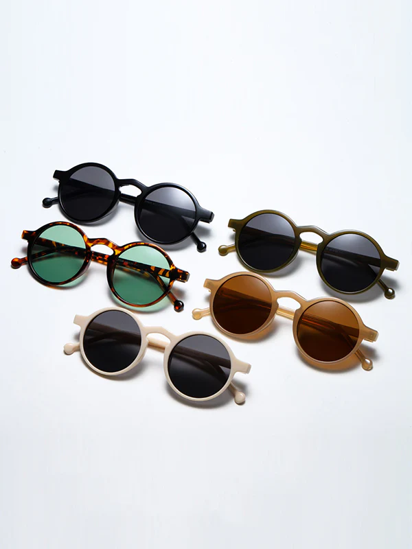 Round Cut Sun Protection Sunglasses Accessories - Image 2