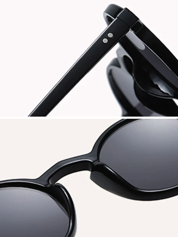 Round Cut Sun Protection Sunglasses Accessories - Image 9