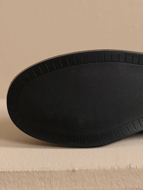 Round-Toe Split-Joint Loafers - Image 15