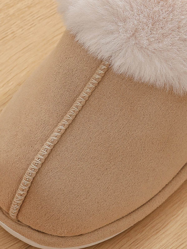 Round-Toe Split-Joint Slippers - Image 13
