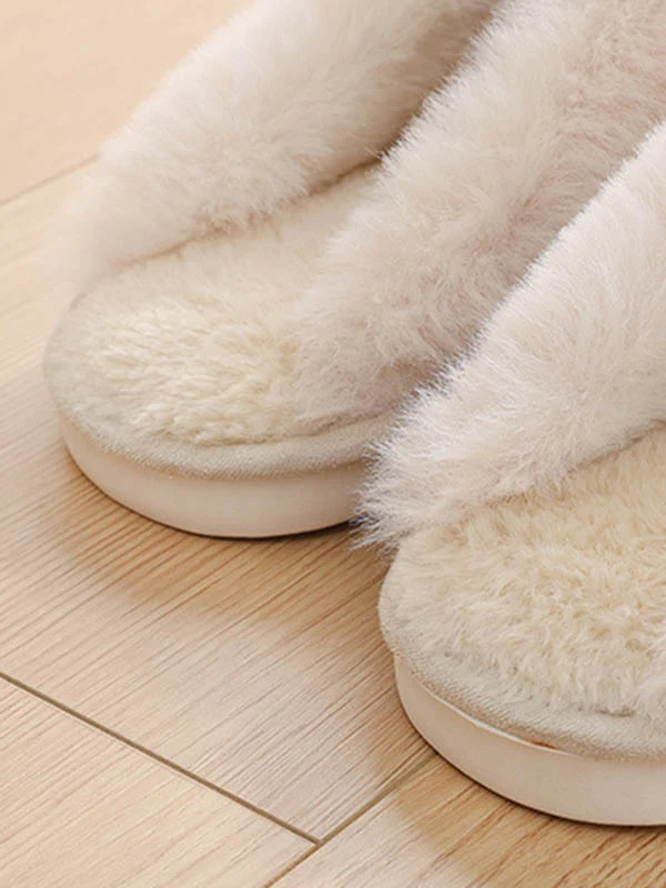 Round-Toe Split-Joint Slippers - Image 14