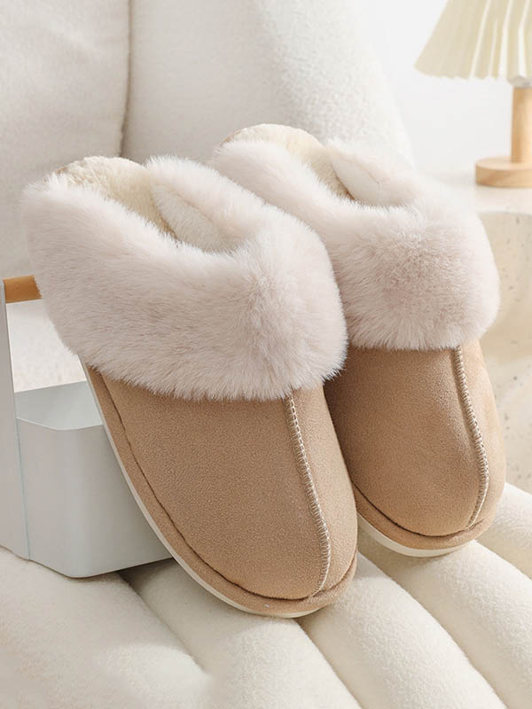 Round-Toe Split-Joint Slippers - Image 4