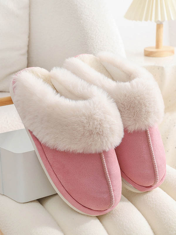 Round-Toe Split-Joint Slippers - Image 5