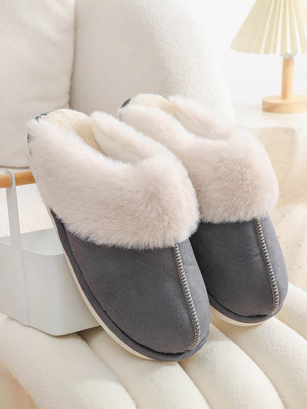 Round-Toe Split-Joint Slippers - Image 8