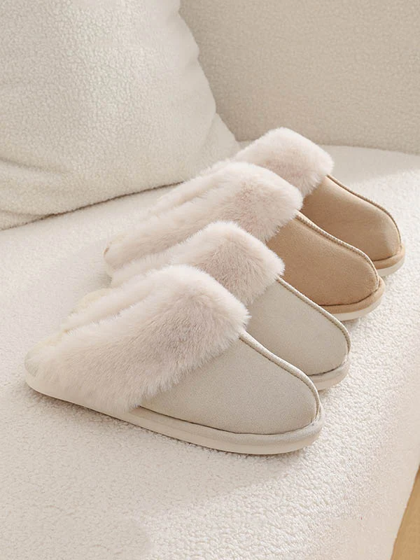 Round-Toe Split-Joint Slippers - Image 9