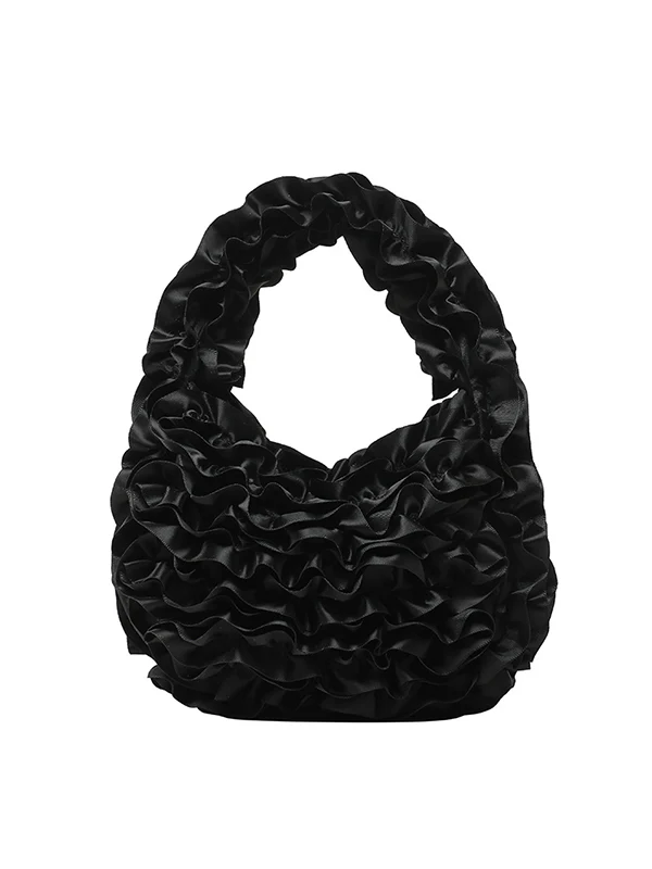 Ruffled Solid Color Mini Bags - Image 17