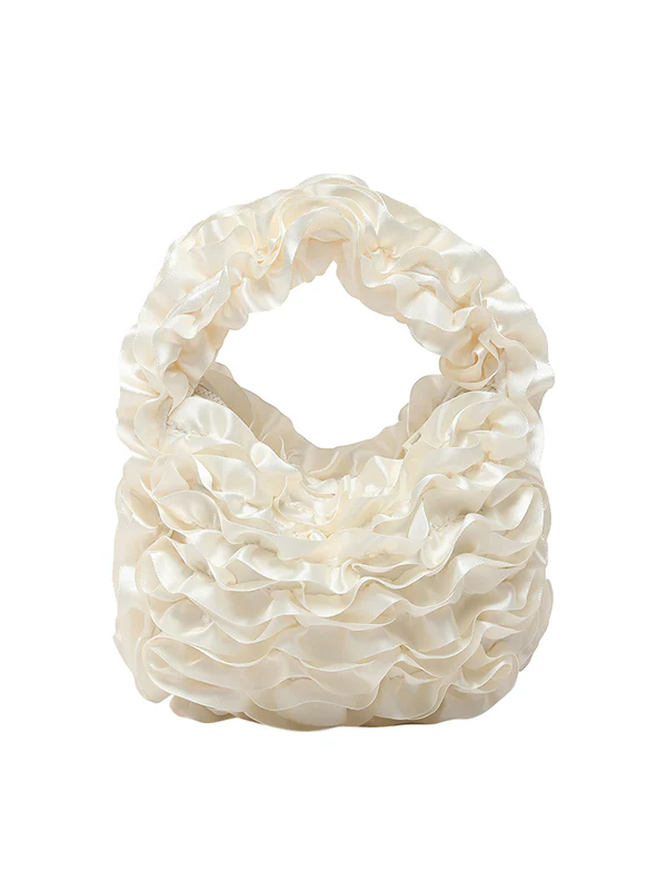 Ruffled Solid Color Mini Bags - Image 20