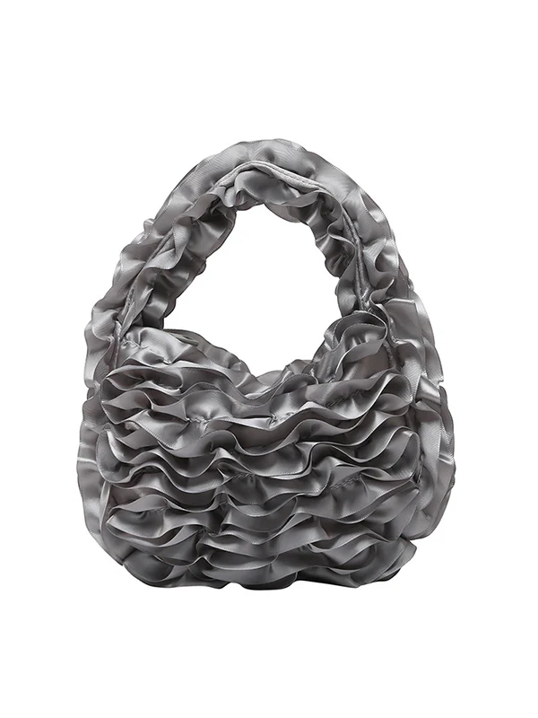 Ruffled Solid Color Mini Bags - Image 21