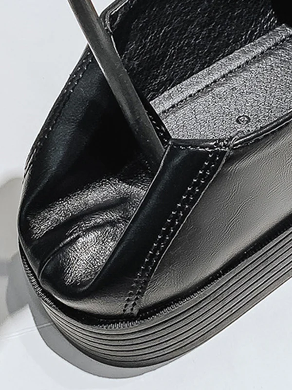 Shallow Cut Square-Toe Loafers - Image 17