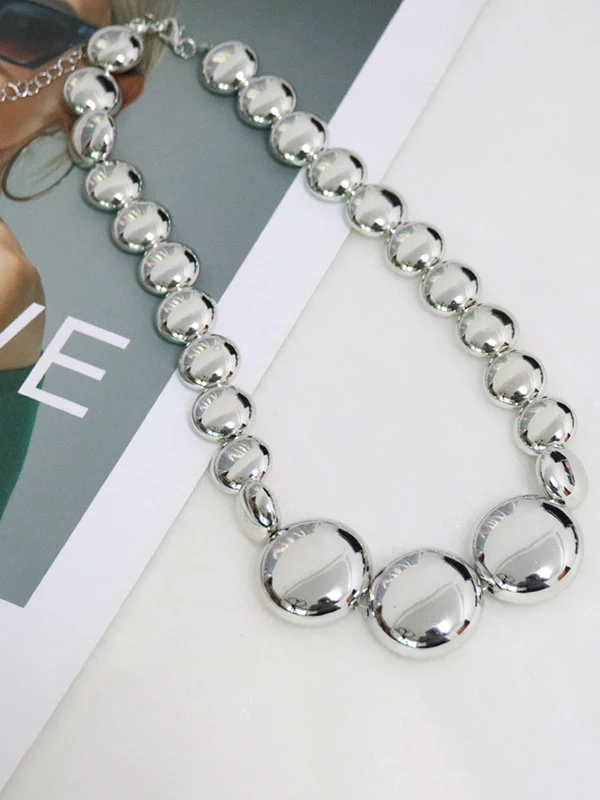 Shiny Solid Color Necklaces Accessories - Image 5