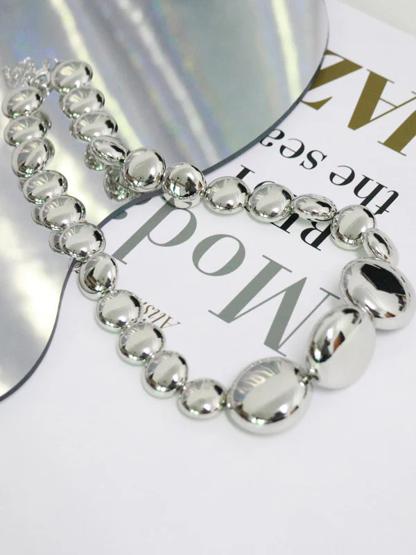 Shiny Solid Color Necklaces Accessories - Image 6