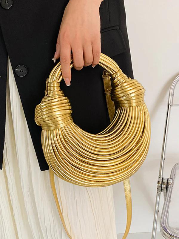 Shiny Solid Color Split-Joint Bags Bags Accessories Crossbody Bags - Image 11