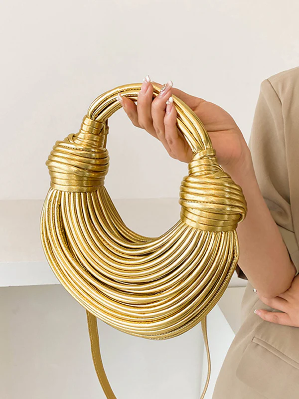 Shiny Solid Color Split-Joint Bags Bags Accessories Crossbody Bags - Image 13