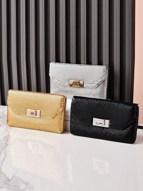 Shiny Split-Joint Bags Handbags - Image 2