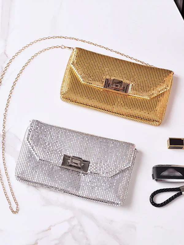 Shiny Split-Joint Bags Handbags - Image 3