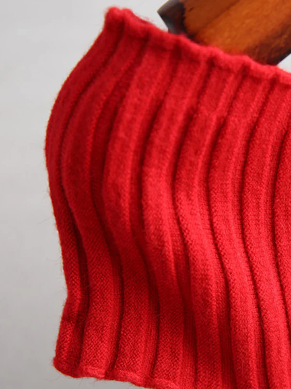 Short Sleeves Skinny Solid Color Boat Neck Knitwear Pullovers Sweater - Image 11