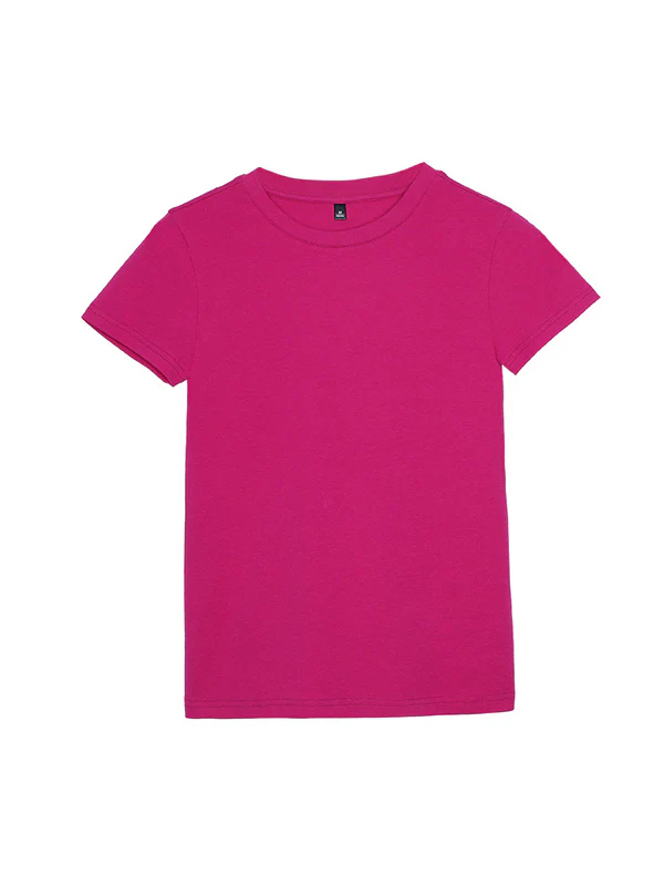 Short Sleeves Skinny Solid Color Round-neck T-Shirts Tops - Image 13