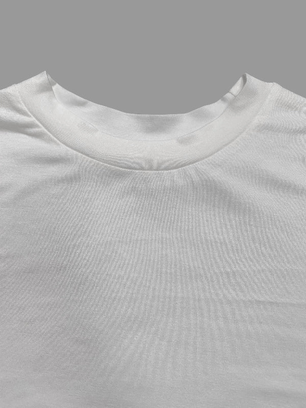 Short Sleeves Solid Color Round-Neck T-Shirts Tops - Image 32
