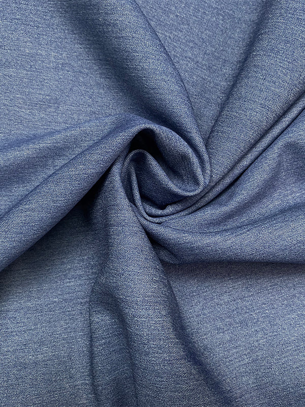 Short Sleeves Solid Color Tied Waist V-Neck Denim Jumpsuits - Image 6