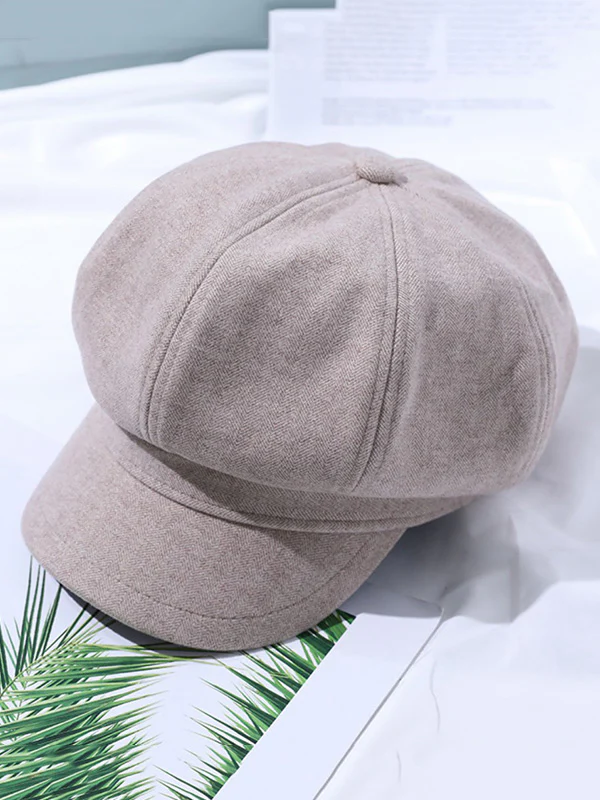 Simple 4 Colors Beret Hat - Image 11