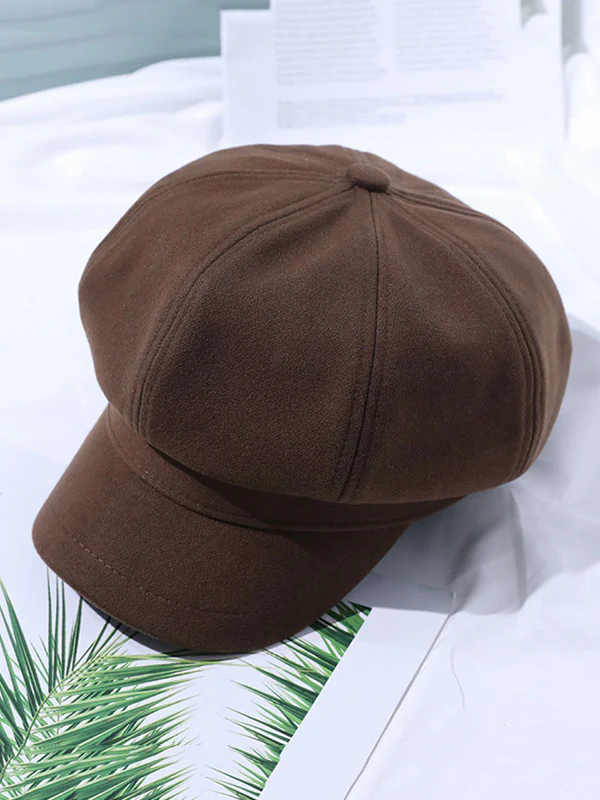 Simple 4 Colors Beret Hat - Image 12
