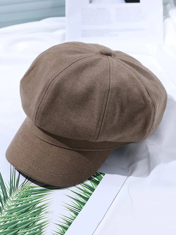 Simple 4 Colors Beret Hat - Image 13