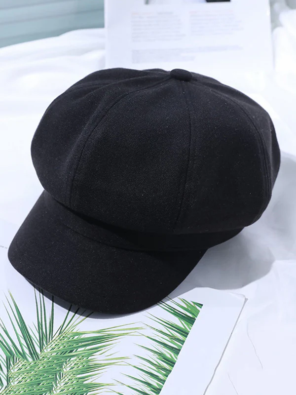 Simple 4 Colors Beret Hat - Image 14