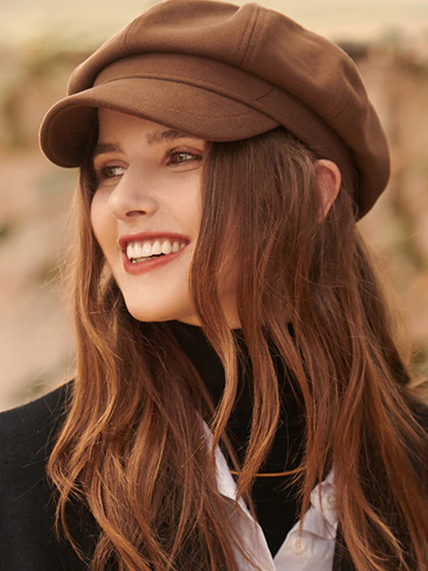 Simple 4 Colors Beret Hat - Image 2