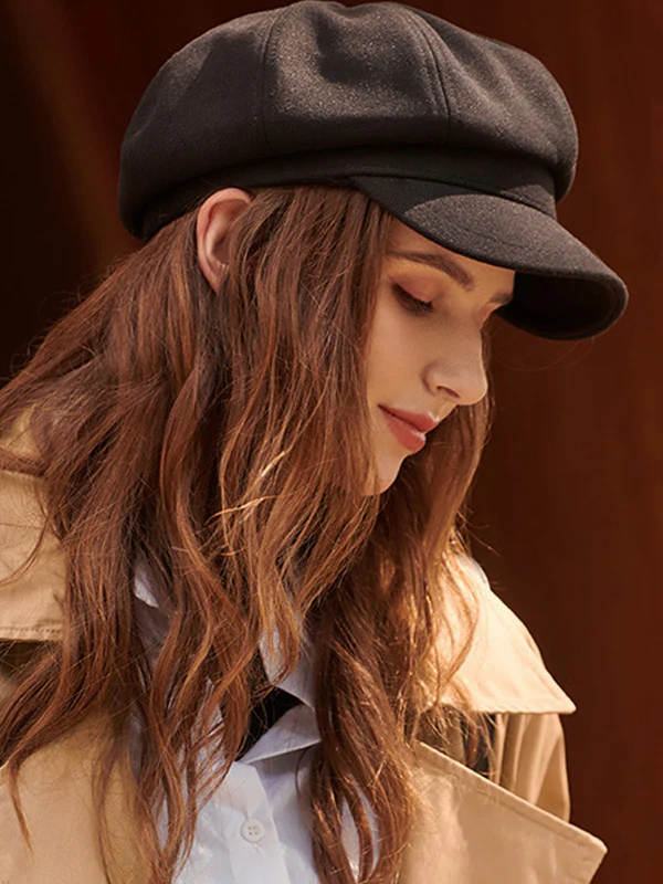 Simple 4 Colors Beret Hat - Image 4