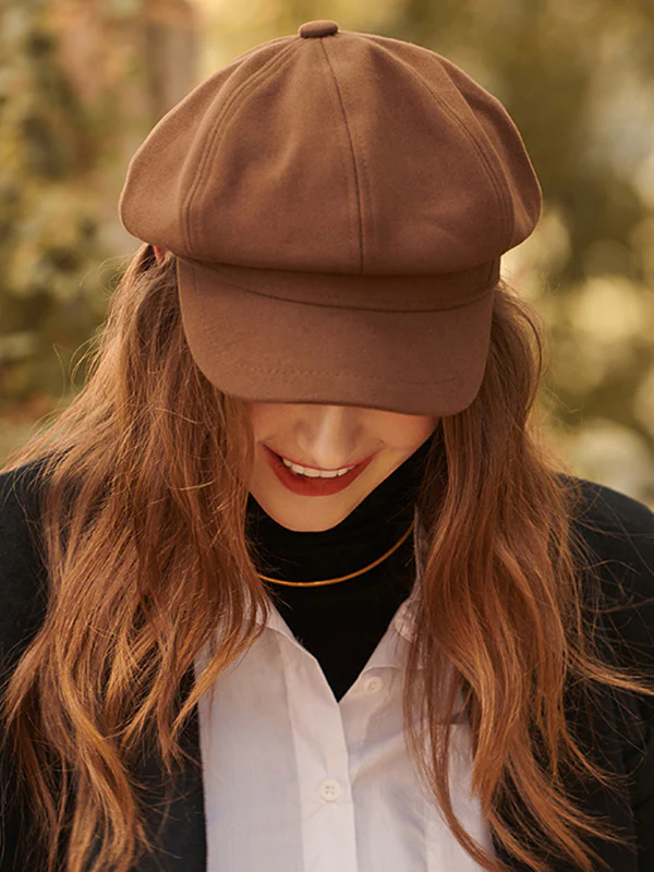 Simple 4 Colors Beret Hat - Image 7