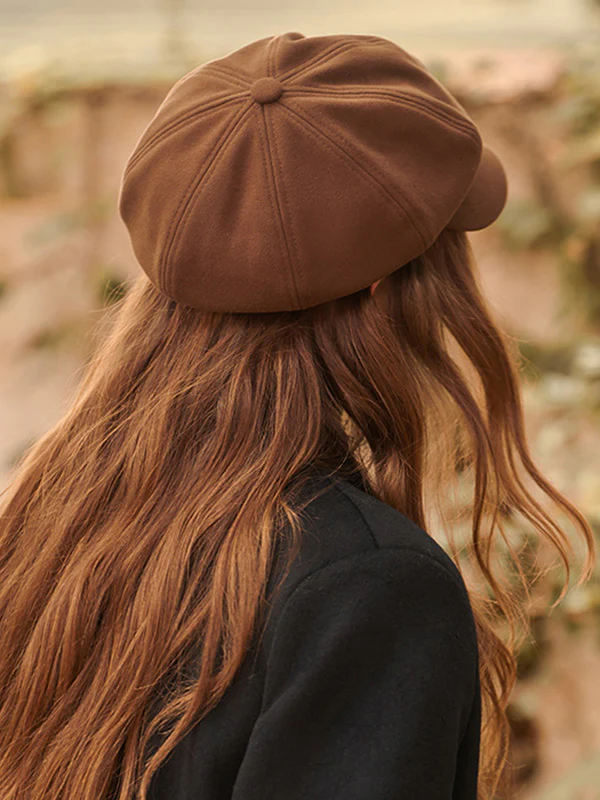 Simple 4 Colors Beret Hat - Image 8