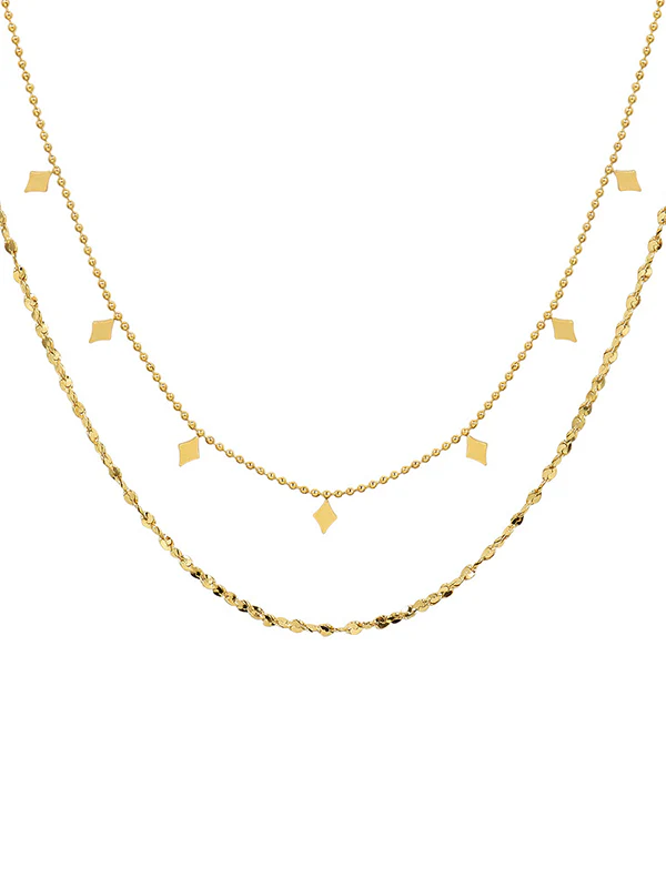 Simple Alloy Geometric Necklaces Accessories - Image 10
