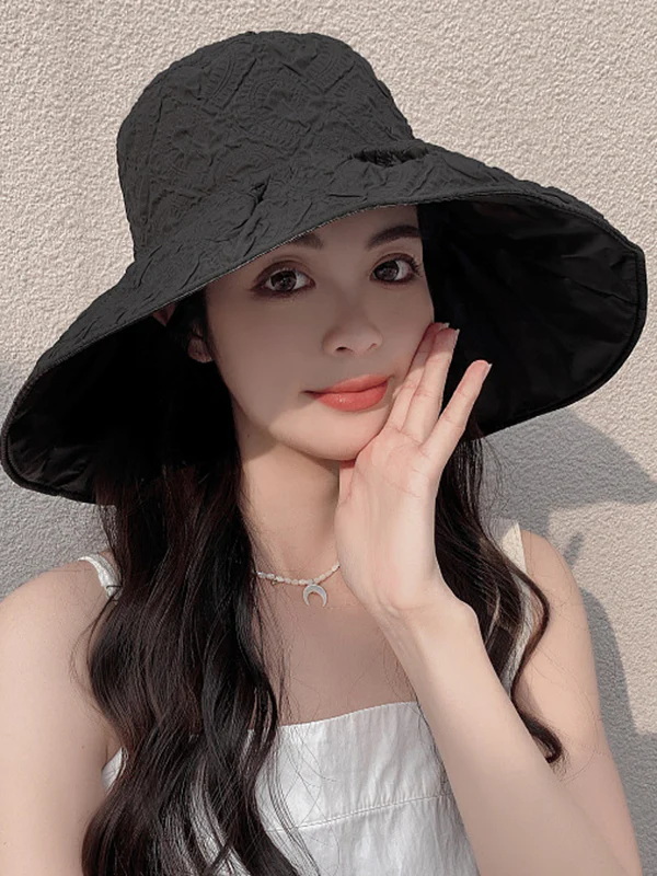Simple Anti-UV Floral Fisherman Hat Sun Hat - Image 6
