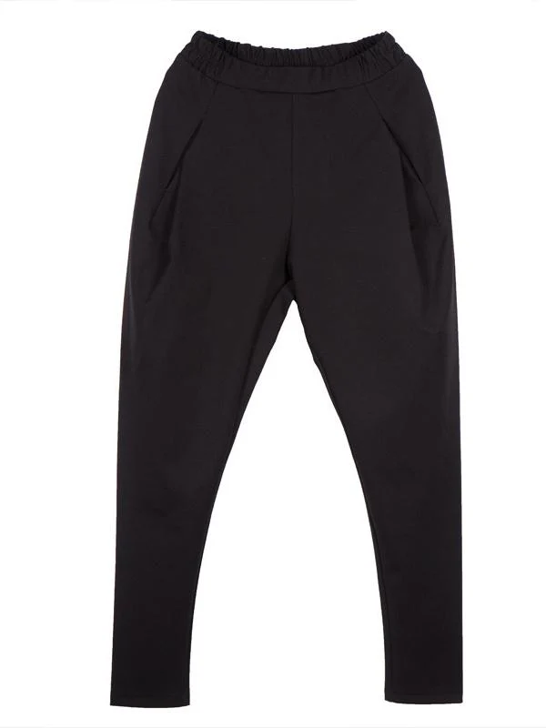 Simple Black Harem Pants - Image 5